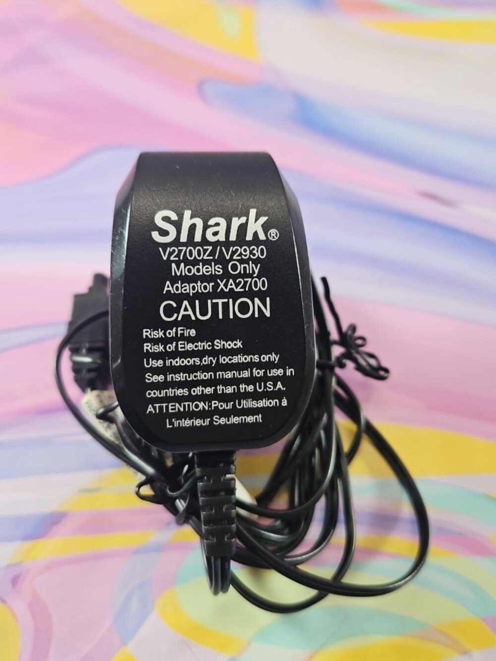 Shark Vaccuum Cleaner Charger/Adapter XA2700 for V2700Z/V2930
